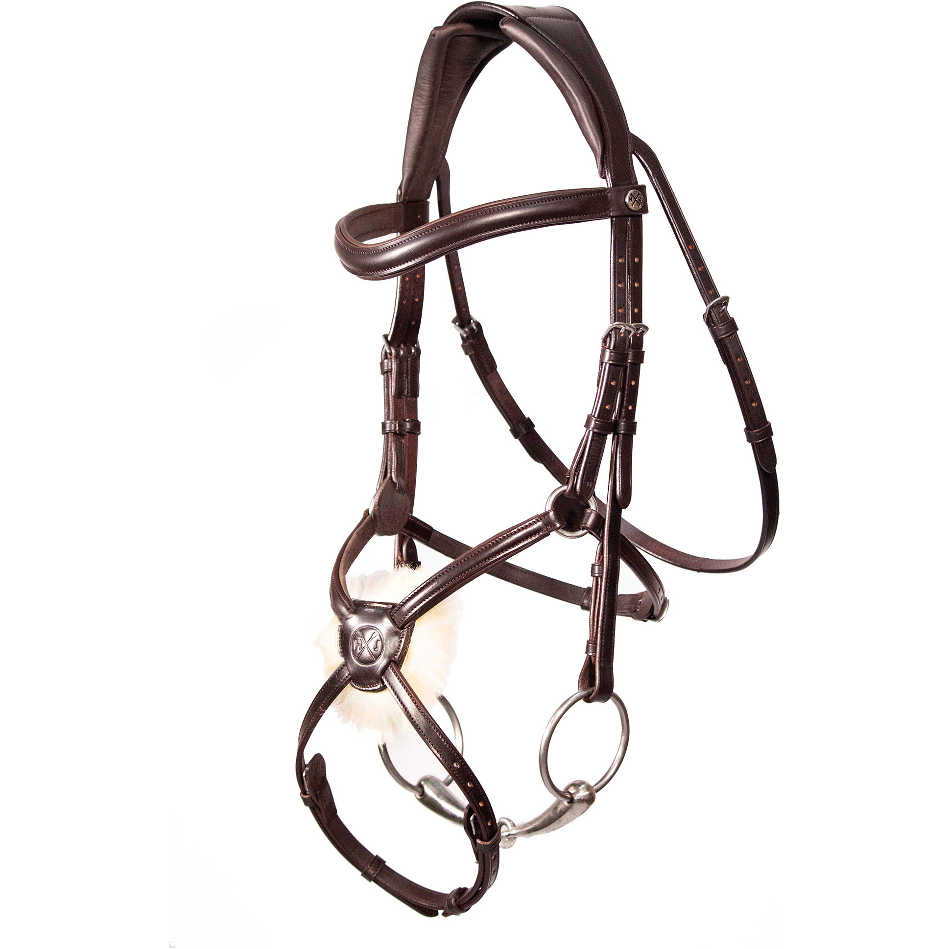 Henry James Saddlery Mexican Grackle Bridle HJ-BR-05 - Havana